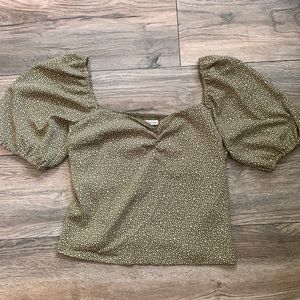 Abercrombie and Fitch Green Blouse